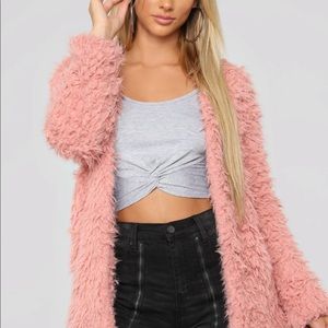 Fashion Nova Fuzzy Jacket